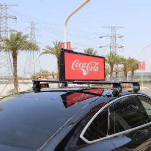 ROHS Shockproof Car Taxi Top Led Display Advertising Signs P2 P2.5 P3 P4 P5