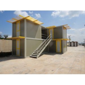 Modern Modular House Container - Galvanized Steel Structure, Sandwich Panel