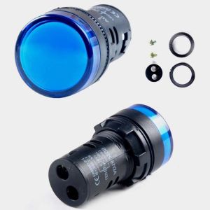 AC220V 22mm three phase indicator led flat panel light