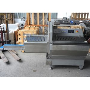 Heavy Duty Chilled Beef Meat Slicer Machine With Conveyor In Outlet
