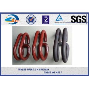 Deenik Elastic Rail Clips Track Clamp Oxide Black 60Si2Mn in Railway System