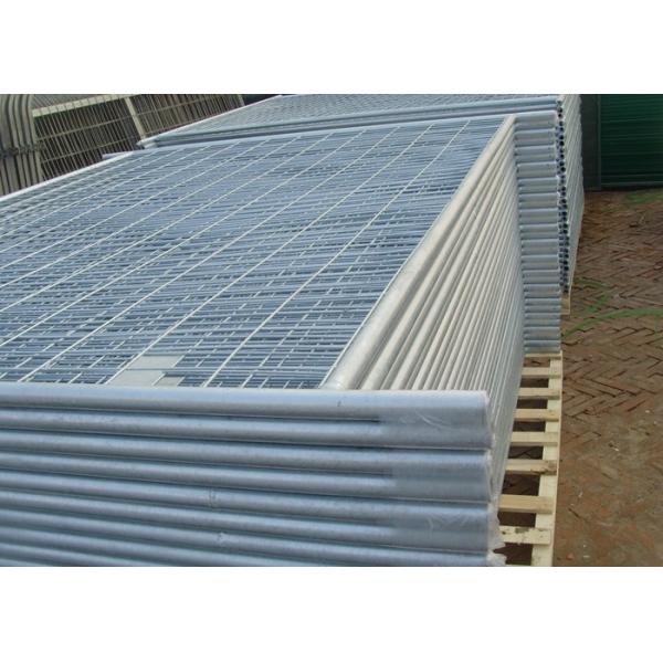 6ft Temporary Fencing Panels , Outdoor Welded Wire Fence Panels For Construction Sites