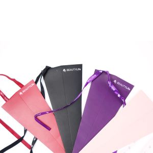 Valentine's Day Cone Single Long Stem Roses Packaging Box with UV Coating and