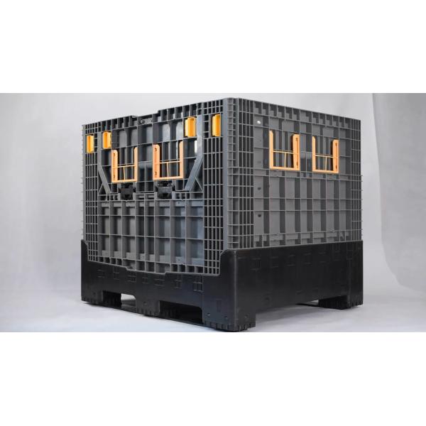 Quality Cheap pallet box Large Stackable auto parts Plastic pallet box collapsible Container for Storage for sale