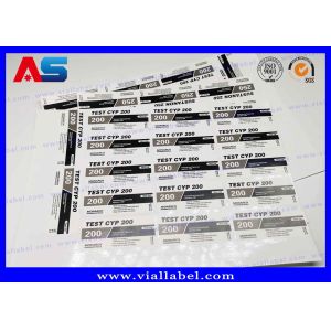 Injection Test Tube 10ml Vial Labels Custom Cardboard Box For Laboratory Vials