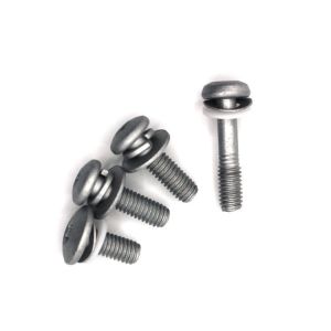 Metric Measurement System Mushroom Round Head Screw with Zinc Plating and Half