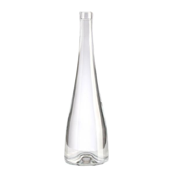 Clear Evian Mineral Water Glass Bottle 350ml 500ml 750ml with Hot Stamping Cap