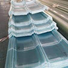 Quality Customized FRP Daylighting Tile Translucent Roofing Sheets Impact Resistance for sale