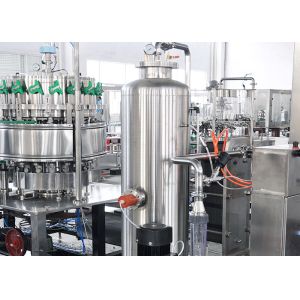 Rinsing Filling Glass Bottle Alcoholic Carbonated Beer Can Filler Machine