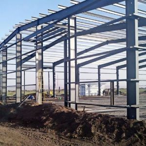 Q355B Q235B Prefabricated Steel Frame Building Warehouse Workshop Long Lasting