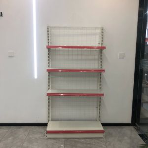 Grocery Supermarket Display Racks Light Duty Gondola Shelving