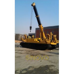Pipelayer Machine TSDY38 , Pipeline Construction Machinery To Transport Steel