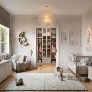 Modern Design Wooden Master Wardrobe with Customization and Home Furniture