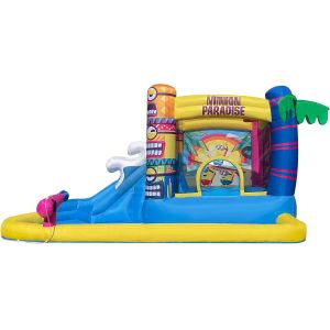 Commercial Grade Inflatable Jumping Castle With Slide Backyard Waterslide With