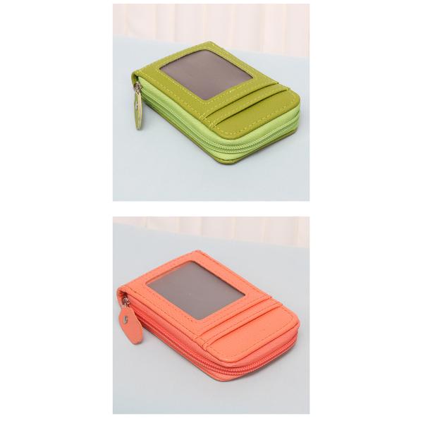 12 Slots Rfid Anti-Theft Wallet Popular Zippered Credit Card Bag for Low MOQ Mix Models