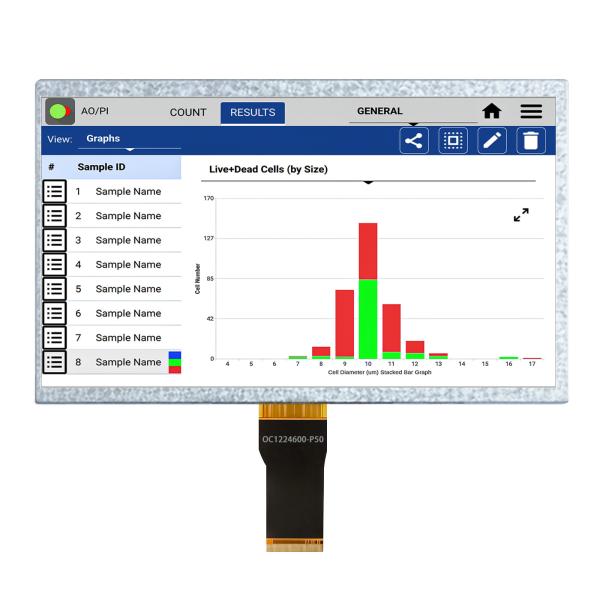 High Contrast Ratio 7 Inch TFT LCD Display For Weighbridge And Anaerobic