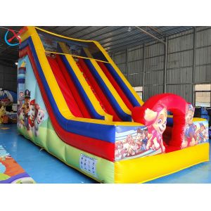 Factory Commericial Inflatable PAW Patrol Slide Big Inflatable Double Dry Slides