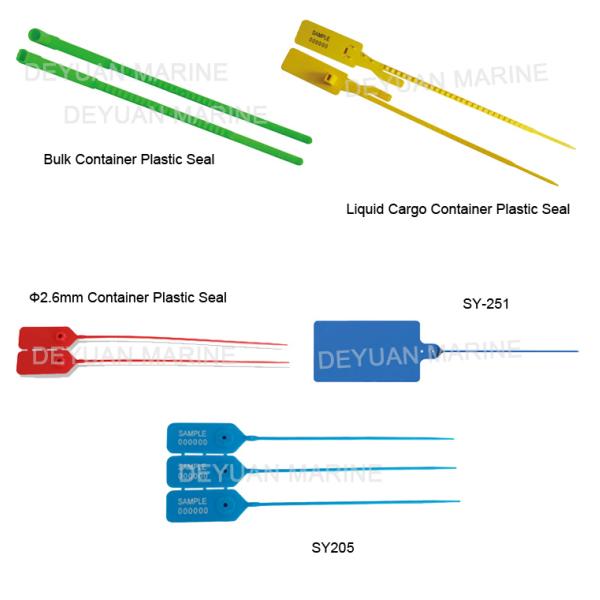 Fashion PP Plastic Security Seals Iso Container Parts With Metal Inserted Locking