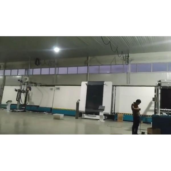 Automatic Double Glazing Glass Making Machine Processing Line With Argon Gas