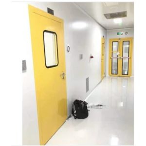 China 1.0mm Frame Galvanized Steel Cleanroom Swing Door For Hospital Lab  Workshop on sale