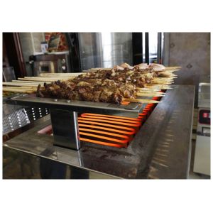 Height Adjustable Barbecue Chicken Grill Machines Electric Heating Smokeless