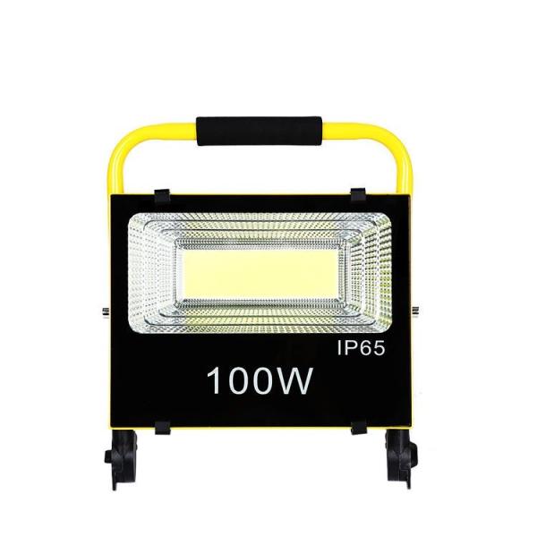 400W Portable Rechargeable LED Flood Light, 150lm/W, 80-83Ra Or 95-98Ra For