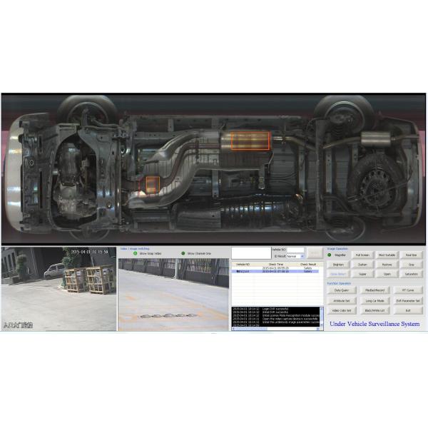Coloured Permanent Under Vehicle Surveillance System With Self Cleaning System