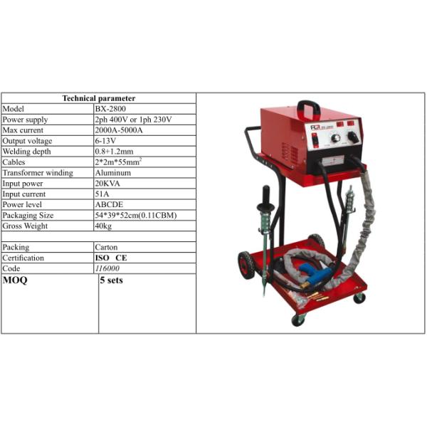Traditional spot welding