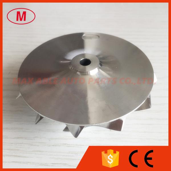 K16 reverse 49.50/67.00mm 6+6 blades turbo milling/aluminum 2618/billet compressor wheel for BMW N55 upgrade