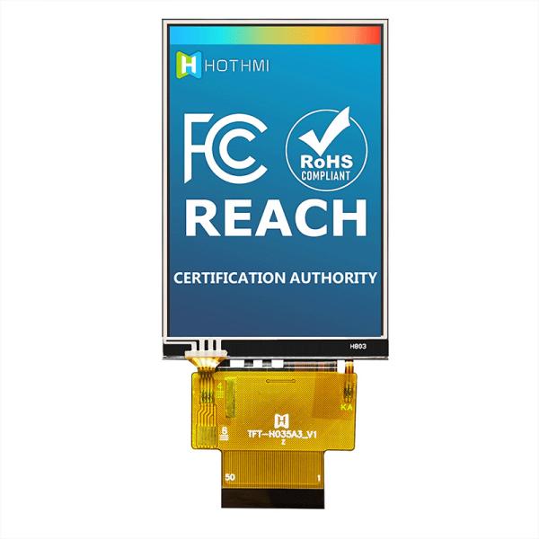 Vertical 3.5 Inch TFT LCD Module , Multifunctional TFT Capacitive Screen