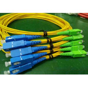 FTTH FTTB FTTX Network Fiber Optic Patch Cables Single Mode SC APC SC UPC