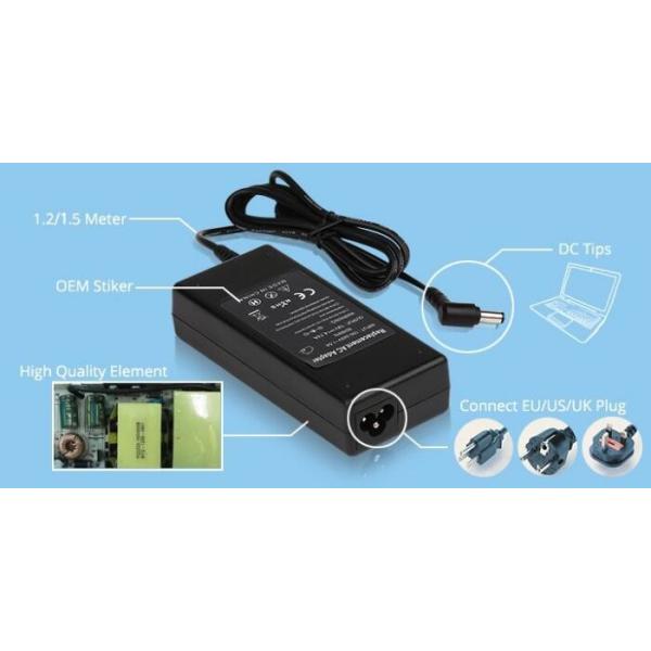 Fujitsu Charger AC Replacement Laptop Power Supply With AC Cable,20V 4.5A 90W power