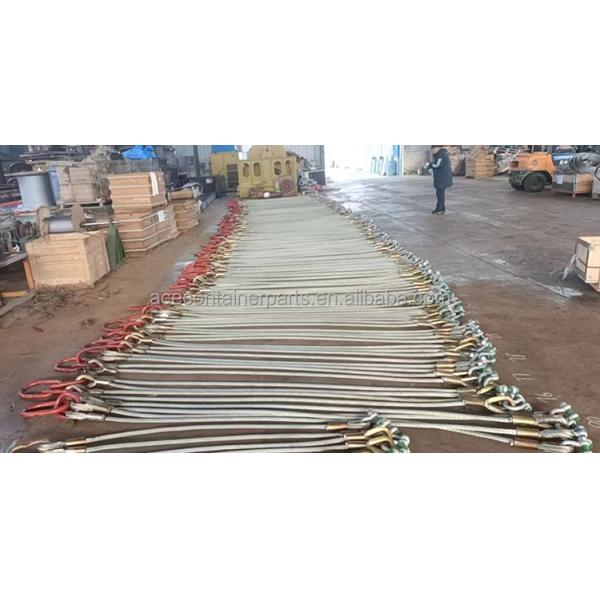 DNV 2.7-1 Standard Steel Wire Rope Sling 5 Legs Lifting Eye Type Reversed Eye for Offshore Container Sale