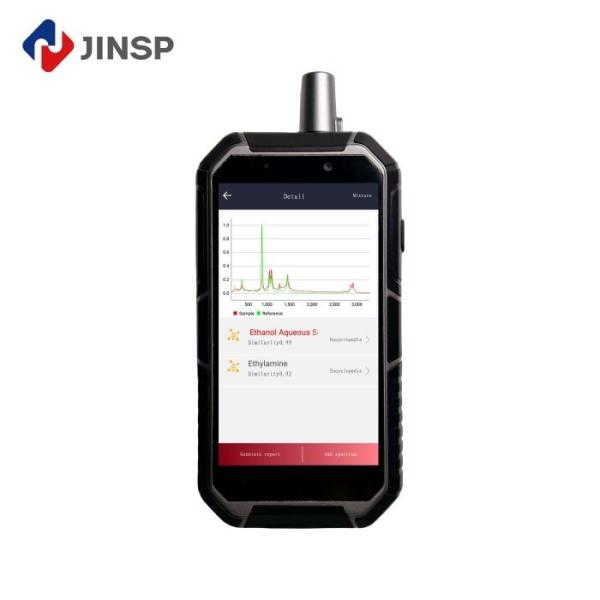 Quality Precise Frequency Handheld Raman Spectrometer With Wireless Spectrum Analyzer for sale