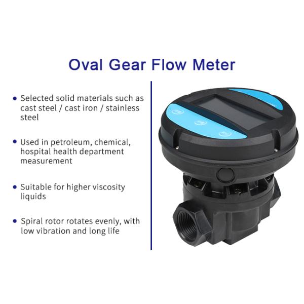 0.5, 0.2 Accuracy Positive Displacement Flow Meter With Good Repeatability