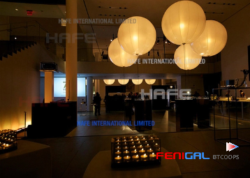 LED Moon Giant Helium Event Lighting Balloon White/RGB Remote Controlled Digital Silk Printed