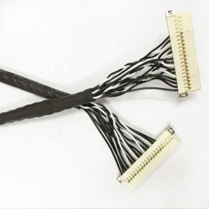 Bronze Terminal Custom Wire Harness Cable Assembly for Customized Length