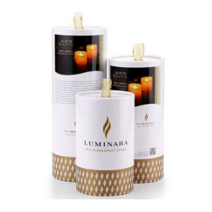 Pantone Printing Hard Paper Cylinder Box Soy Candle Packaging