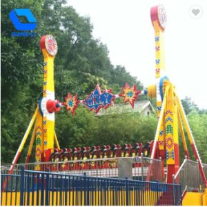 Turnable Games Top Spin Ride , Customized Theme Park Thrill Rides CE Approved