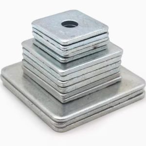 Enlarged Thickened Square Washer Zinc plating Blue Square washersquare flat