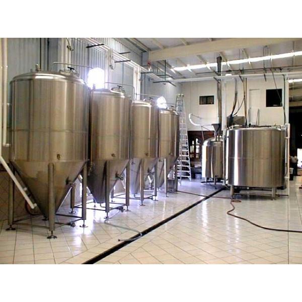 Quality 100L mini beer brewing machine with conical fermenters for sale