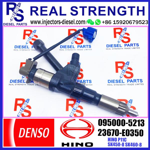 Excavator Spare Part 23670-E0351 Fuel Injector 095000-5215 SK460-8 P11C KOBELCO 095000-5213 095000-5214