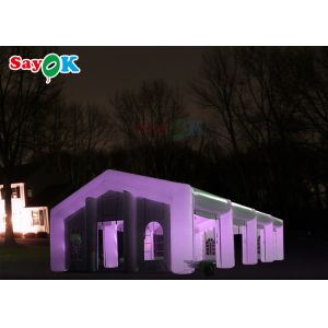 Large LED White Outdoor Inflatable Air Tent Cubic Inflatable Wedding Tent