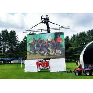 China 5500cd/m2 P5 Outdoor Rental LED Display Video 5500 Nits Die Casting Aluminum Cabinet on sale