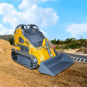 Free Shipping! 420kg Mini Skid Steer Loader With 820 Mm Narrwo Bucket