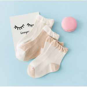 Wholesale Millidoll Original colour cotton Antibacterial babies sock foot wear 0-2years nunu style from china suppliers