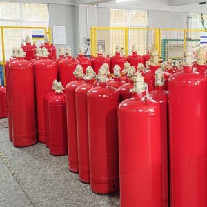 70-130L Environmental Friendly FM200 Cylinder Custom Fire Extinguishing System
