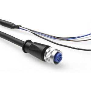 Alvin's Cables M12 A Coded 4Pin to Open Wire Power Cable 2m for Automation
