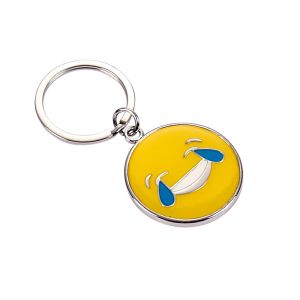 China Custom Shaped Metal Keychains with Lacquer Plating for Souvenirs on sale