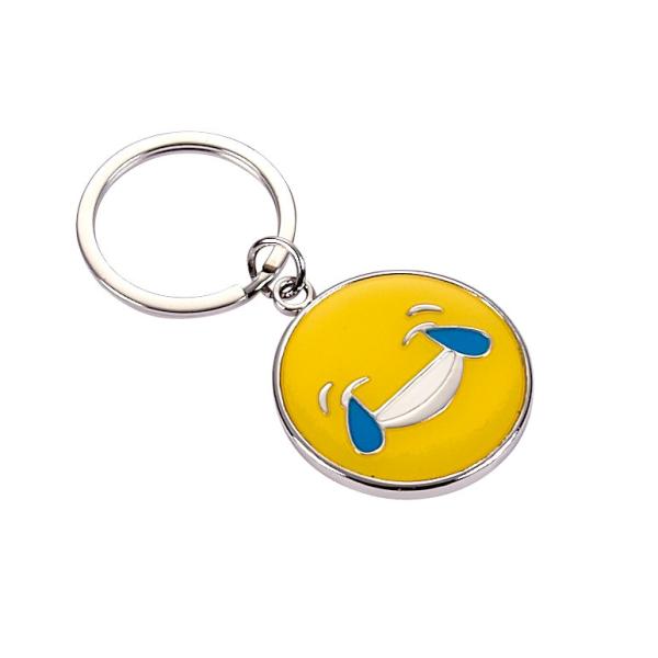 Quality Custom Shaped Metal Keychains with Lacquer Plating for Souvenirs for sale